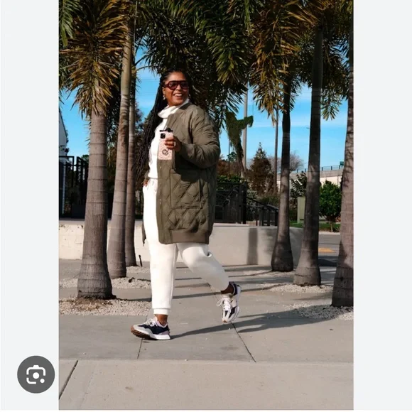 Calia Long Quilted Bomber - Picture 2 of 10